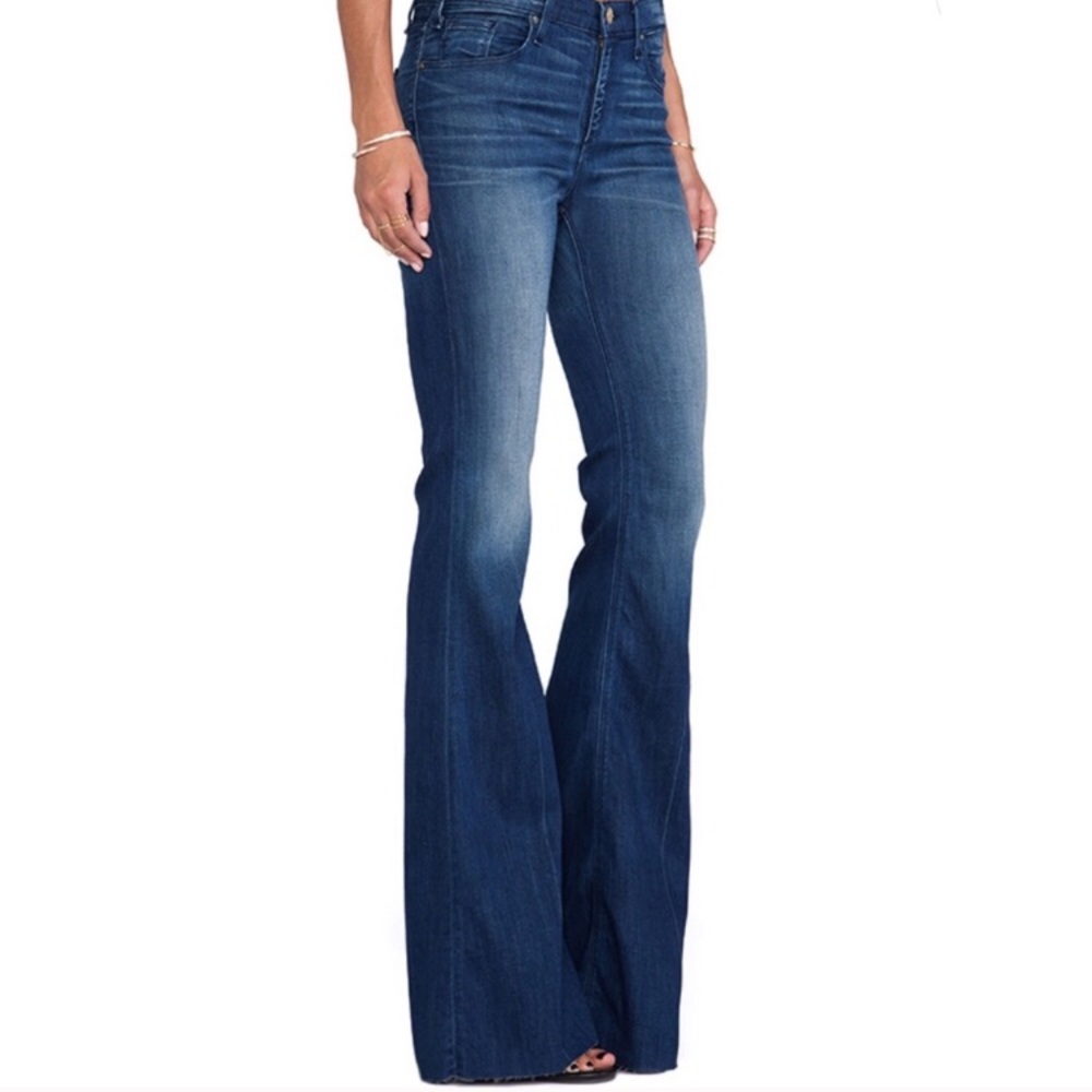 McGuire Majorelle Flare Jean - raw hem